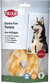 DentaFun Twists, kollagénos csavart nyakörvek csirkével, 2 db/ 85 g